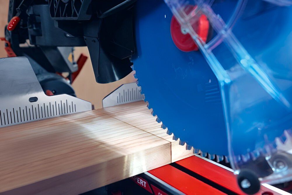Bosch 12 Inch Glide Miter Saw with Wheeled Folding-Leg Saw Stand Bundle, large image number 11