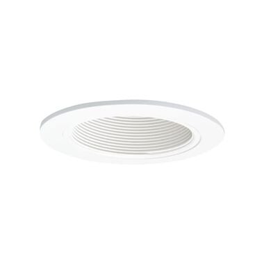 Halo Recessed Coilex Baffle Trim 4in Matte White LED