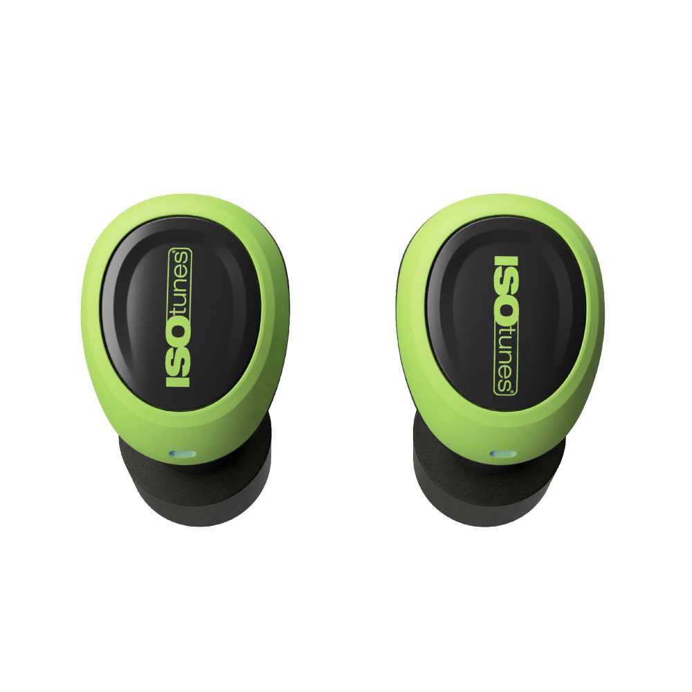 ISOtunes 2.0 True Wireless Bluetooth Earbud Safety Green, large image number 2
