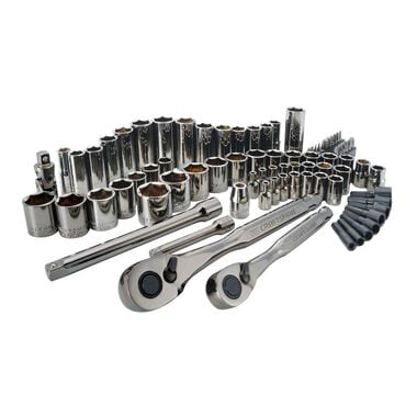 CRAFTSMAN Gunmetal Chrome Mechanics Tool Set, 81 Piece