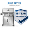 Napoleon Rogue PRO 525 SIB 62000 BTU Propane Gas Grill with Side Burner, Stainless Steel, small image number 4