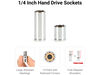 Tekton 1/4 Inch 12 Point Socket and Ratchet Set, 35 Pieces (4-15 mm), small image number 3