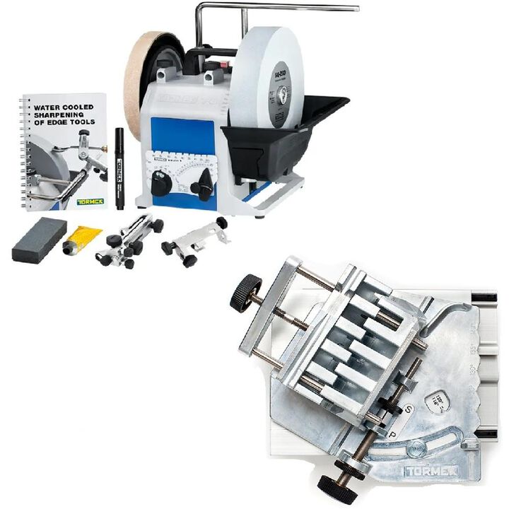 Tormek T-8 Sharpening System & Drill Bit Sharpening Attachment Bundle