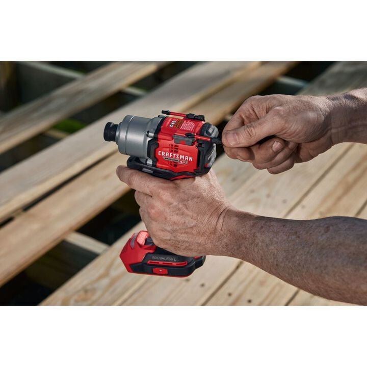 CRAFTSMAN V20 BRUSHLESS RP Cordless 1/4-Inch Impact Driver (Bare Tool), large image number 6