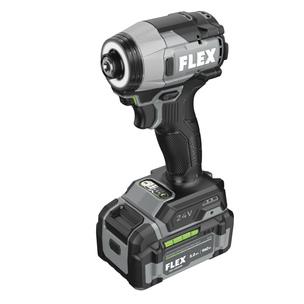 FLEX 1/4 Inch One-Touch Hex Impact Driver with Multi-Mode Kit, large image number 2