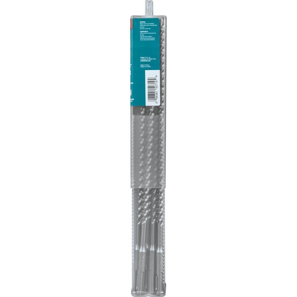 Makita 1/4in x 12in SDS-Plus Bit, 3-Cutter, 10pk, large image number 12