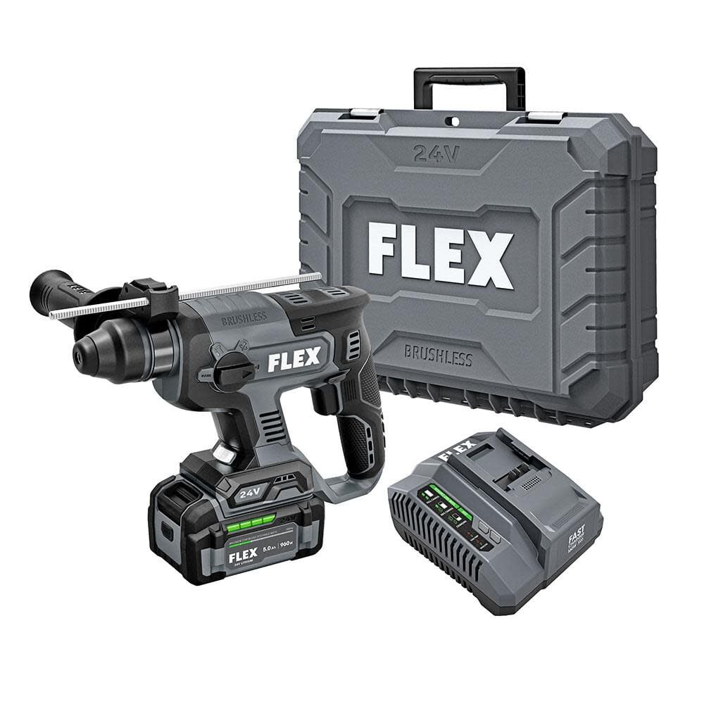FLEX 24V 7/8-In. Sds Plus Rotary Hammer Kit - FX1531-1C