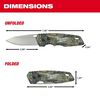 Milwaukee FASTBACK Camo Folding Knife, small image number 3
