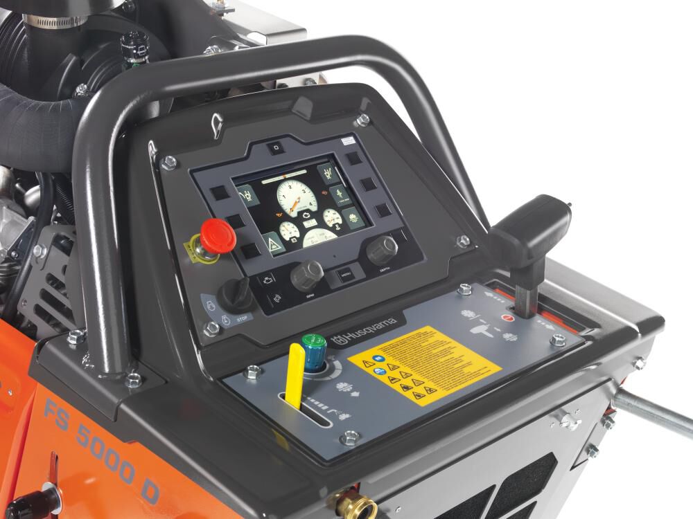 Husqvarna Construction FS 5000 D 48 HP 36 Inch Yanmar Floor Saw Body Only, large image number 4