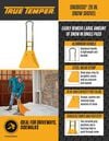 True Temper 26in SnoBoss Snow Shovel, small image number 2