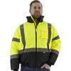 Majestic Glove Waterproof Jacket Hi-Vis Yellow Large, small image number 1