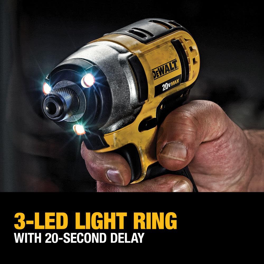 DEWALT 20V MAX 4-Tool Combo Kit Drill Driver, Impact, Circular Saw, and Flashlight, large image number 12