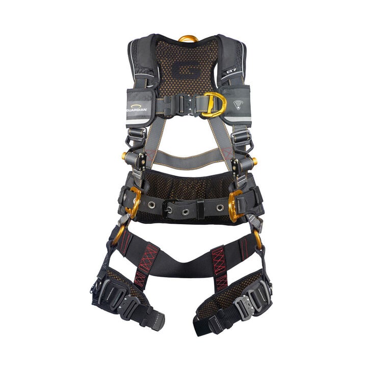Guardian Fall Protection Full Body Harness with Chest/Leg Buckle Sternal & Hip D-Ring, large image number 0