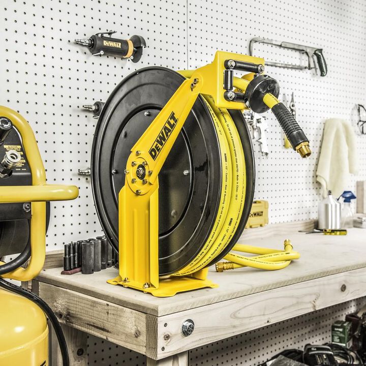 DEWALT 1/2 in. x 50 ft. Double Arm Auto Retracting Air Hose Reel, large image number 8
