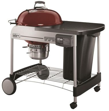 Weber Performer Deluxe Charcoal Grill 22 Crimson 15503001 - Main Image