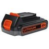 Black and Decker 20 volt MAX 2.0 Ah Lithium Battery Pack, small