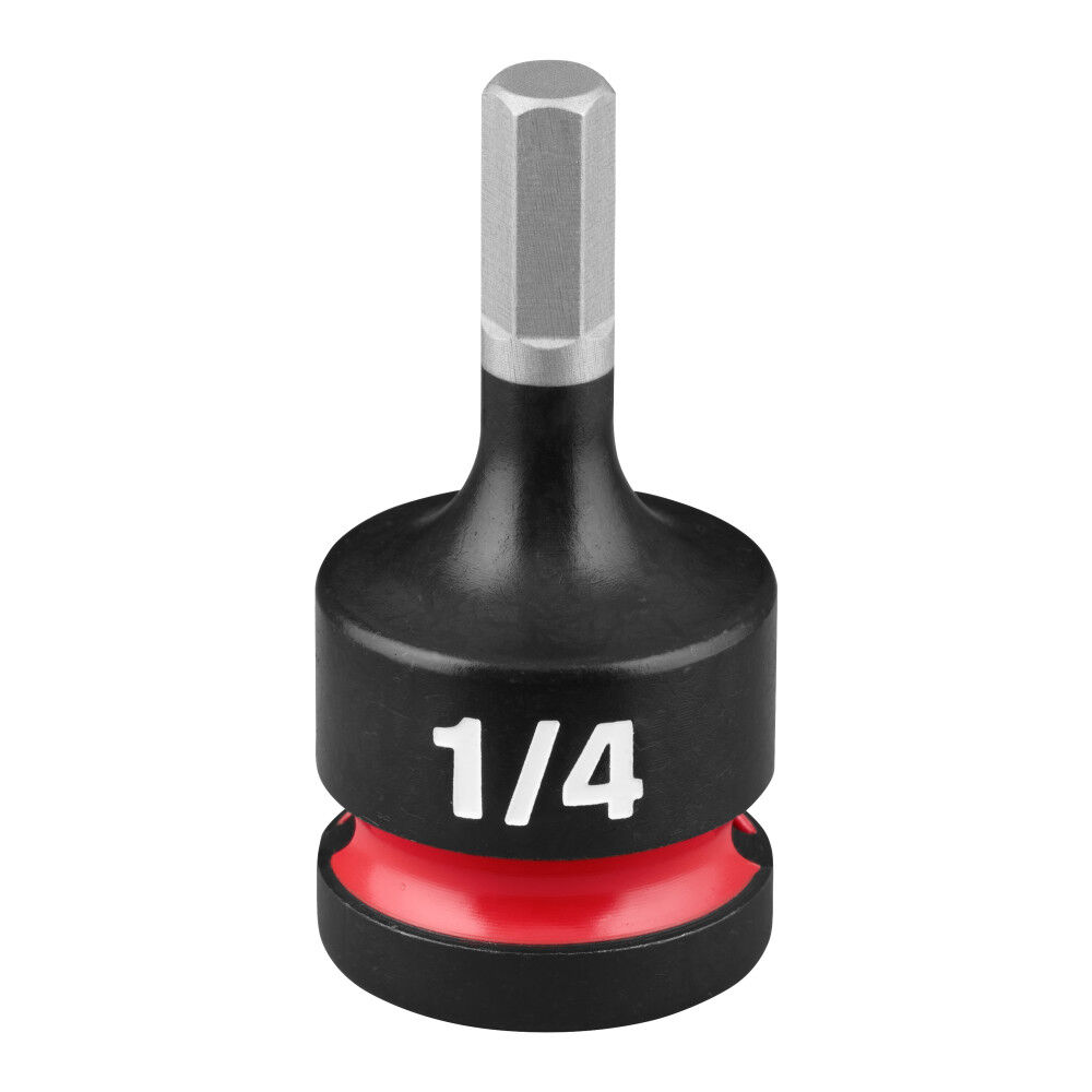 Milwaukee SHOCKWAVE Impact Duty 1/2 Inch Drive 2 Inch Hex 1/4 Inch Bit Socket - 49-66-7372