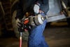 Ingersoll Rand 1-1/2 Inch Air Impact Wrench, 5450 Ft-Lb D-Handle, small image number 4