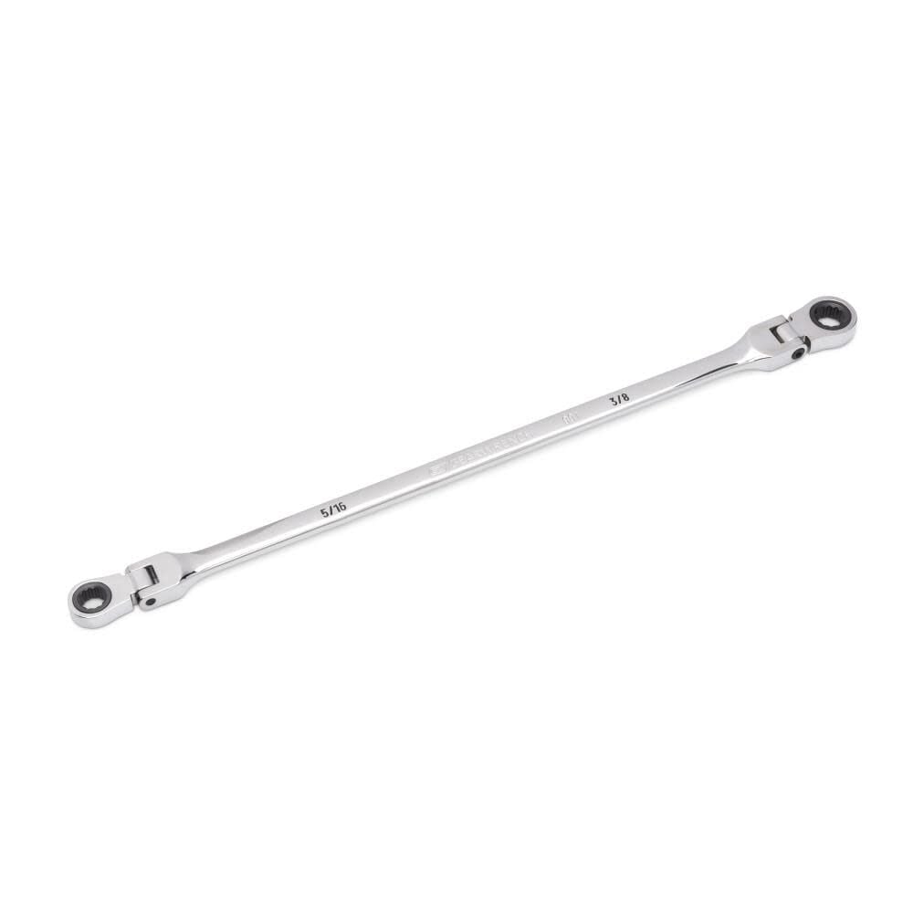 GEARWRENCH 90 Tooth 12 Point GearBox Double Flex Ratcheting Wrench 5/16x3/8, large image number 1