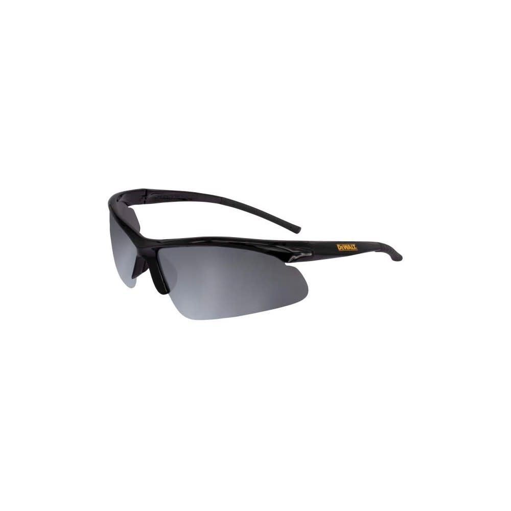 DEWALT Protective Eyewear, Silver Mirror Lens, Black Polycarbonate Frame, large image number 2