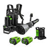 EGO Commercial 800 CFM Backpack Blower Kit with 2 x 10 Ah Batteries, small image number 1