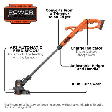 Sold at Auction: Black and decker weed eater missing battery, bike