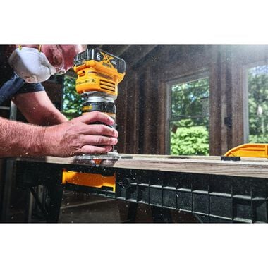 DEWALT 1/4-in Variable Speed Brushless Fixed Cordless Router (Bare Tool), large image number 5