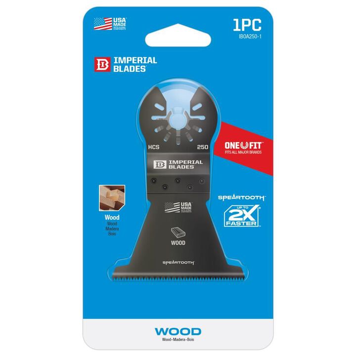 Imperial Blades IBOA250-1 One Fit 2-1/2in Speartooth Fast Cut Wood Blade 1PC, large image number 5