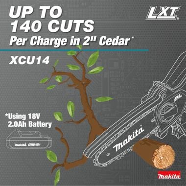 Makita 18V LXT Lithium-Ion Brushless Cordless 6in Pruning Saw (Bare Tool), large image number 2