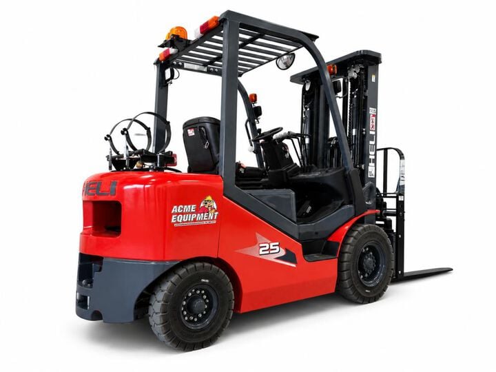 Heli Americas 5000 Lb Load Capacity 185 Inch TSU Dual Fuel Forklift, large image number 3