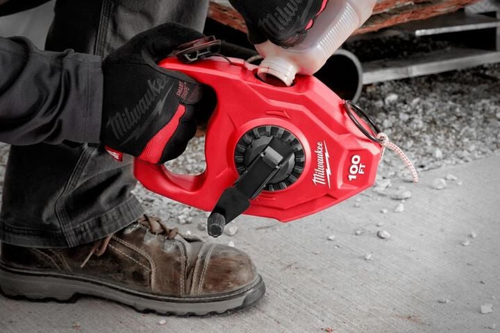 Milwaukee 100 Ft. Extra Bold Large Capacity Chalk Reel, large image number 3