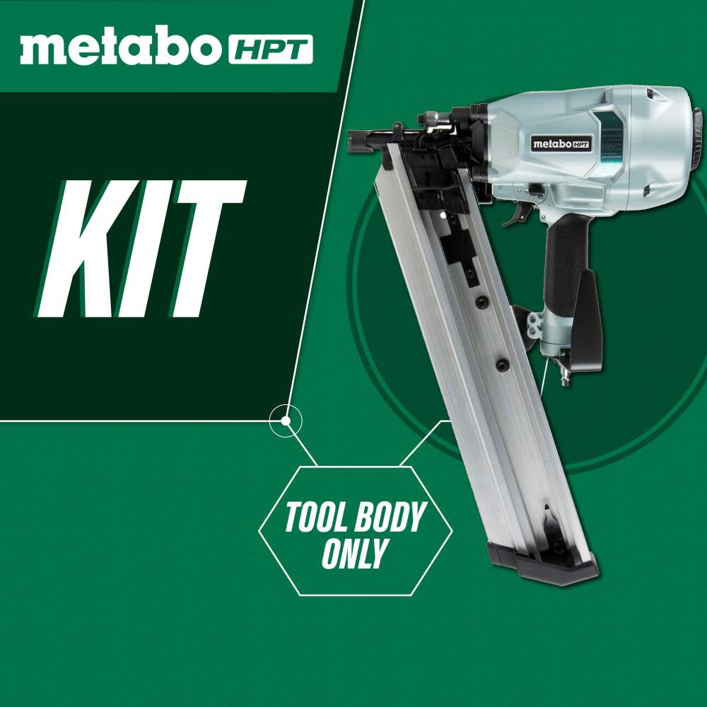 Metabo HPT 3-1/2in Plastic Collated Framing Nailer NR90AC5M