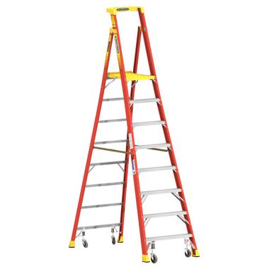 Werner Podium 8-ft Fiberglass 300-lb Type IA Platform Ladder, large image number 0