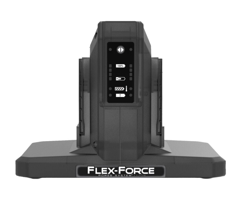 Toro Flex-Force 60V MAX 4A Lithium-Ion Battery 2-Pod Charger, large image number 1