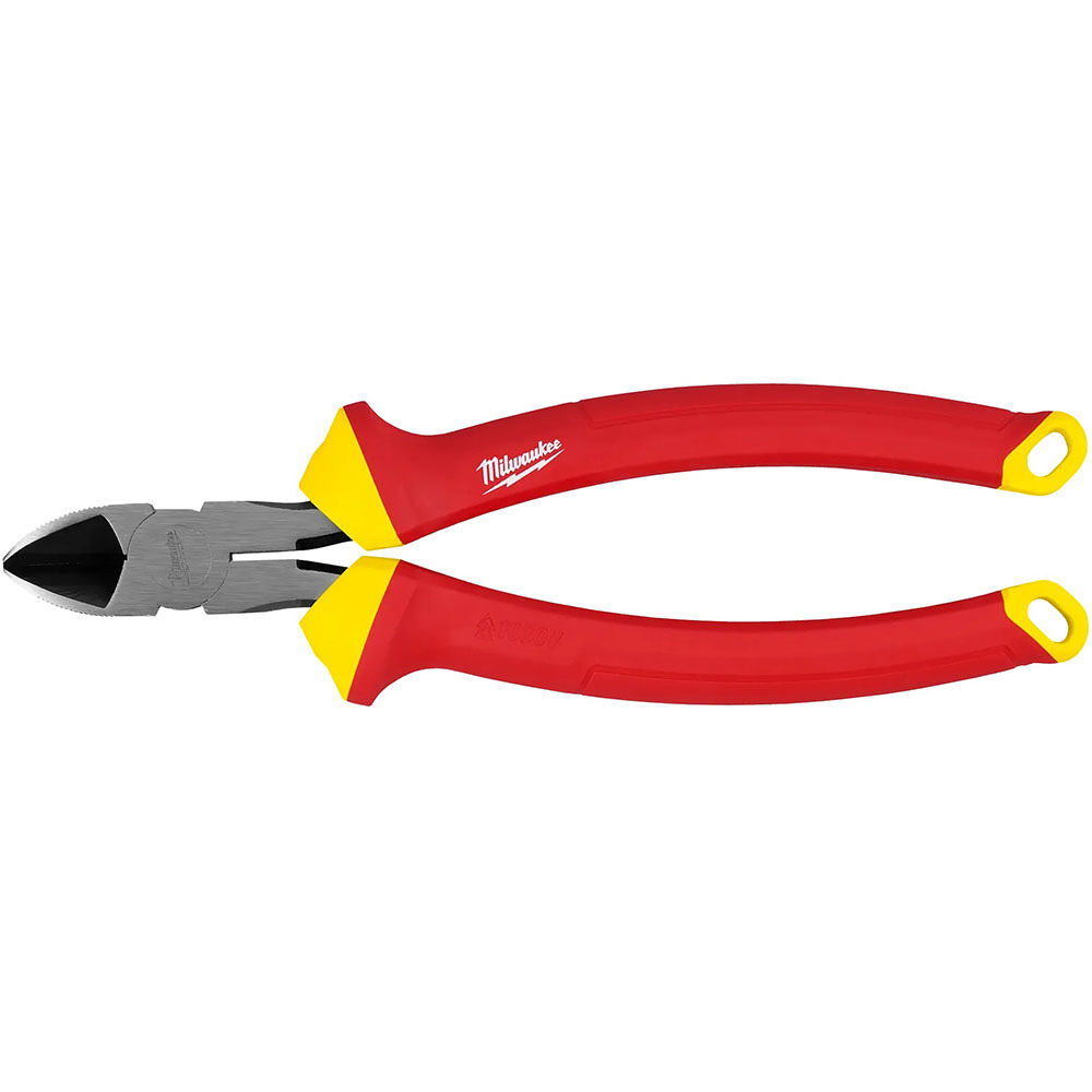 Milwaukee 1000V Insulated 8in Diagonal Cutting Pliers, large image number 1