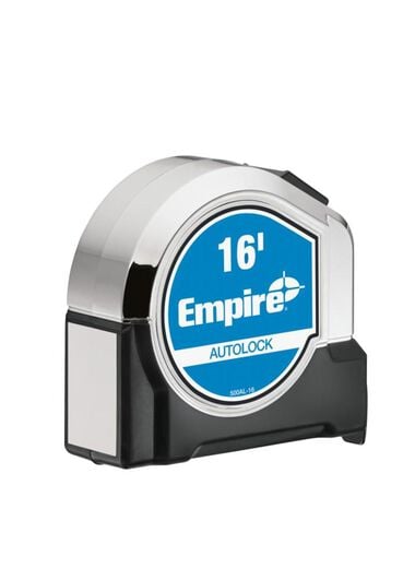 Empire Level 16 Ft. Chrome Auto Lock Tape Measure, large image number 0