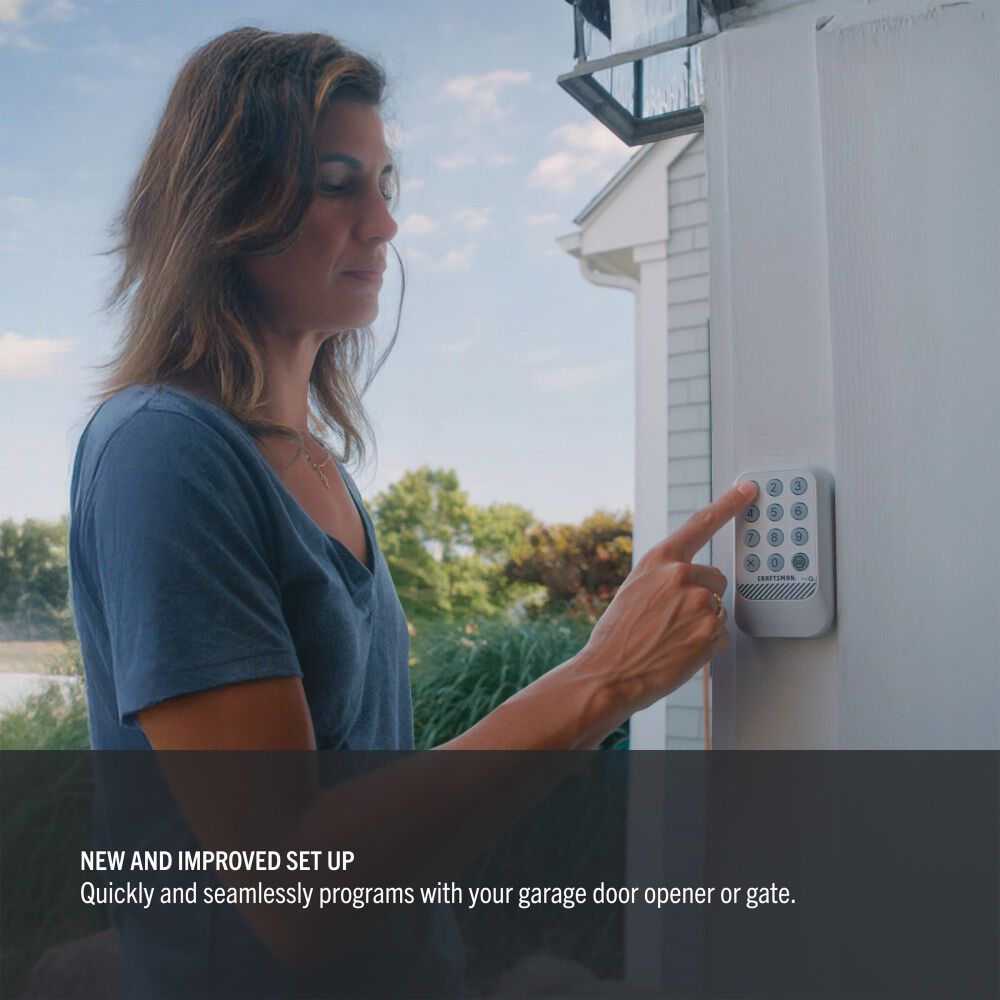 CRAFTSMAN MYQ Wireless Garage Door Opener Keypad, large image number 5