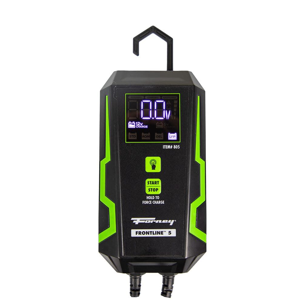 Forney Industries Frontline 120V 5A Smart Battery Charger & Maintainer, large image number 1