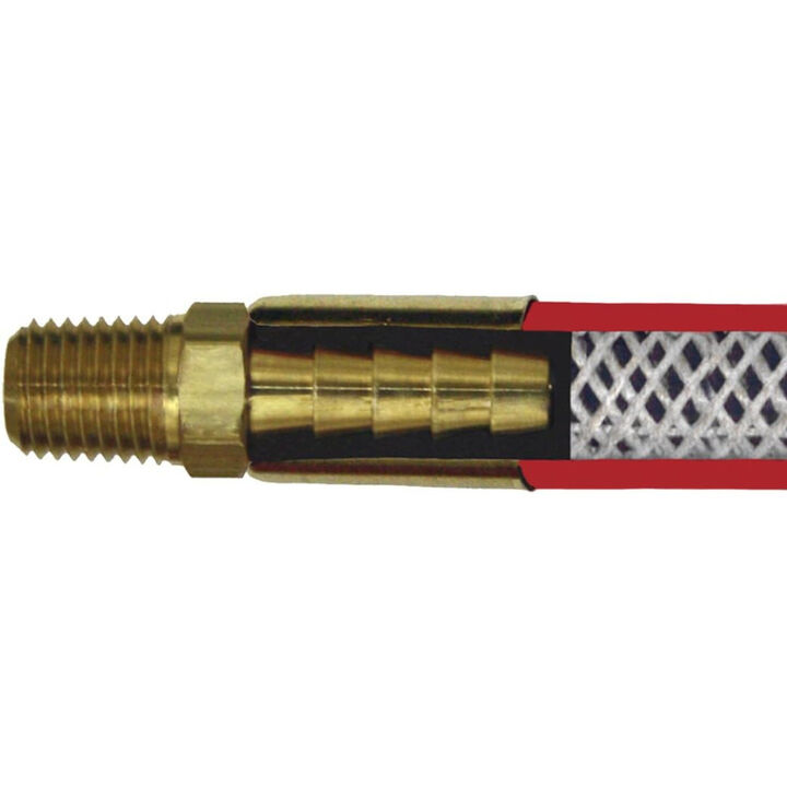 Goodyear 50 Ft. x 3/8 Inch 250 PSI Red Rubber Air Hose, large image number 1