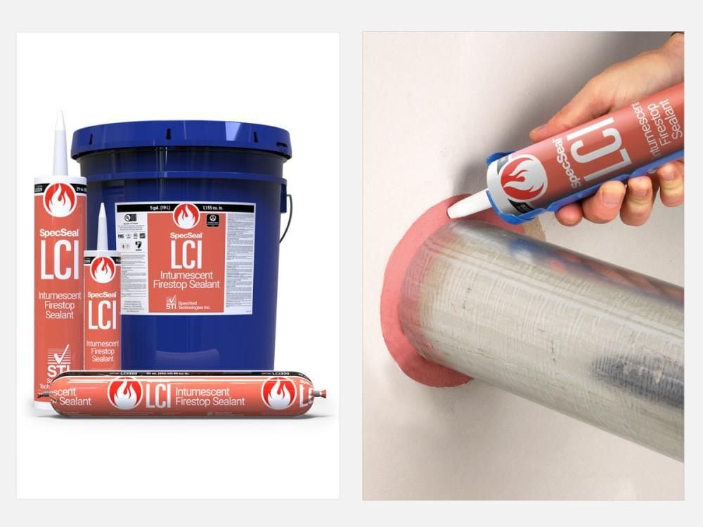 Specified Technologies Inc SpecSeal LCI Intumescent Firestop Sealant, large image number 5