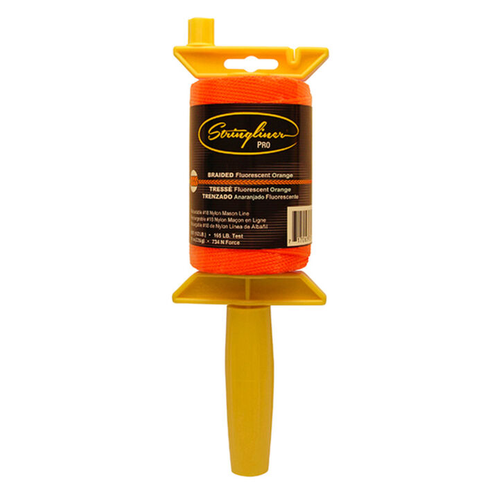 Stringliner Pro Braided Fluorescent Orange 500 ft