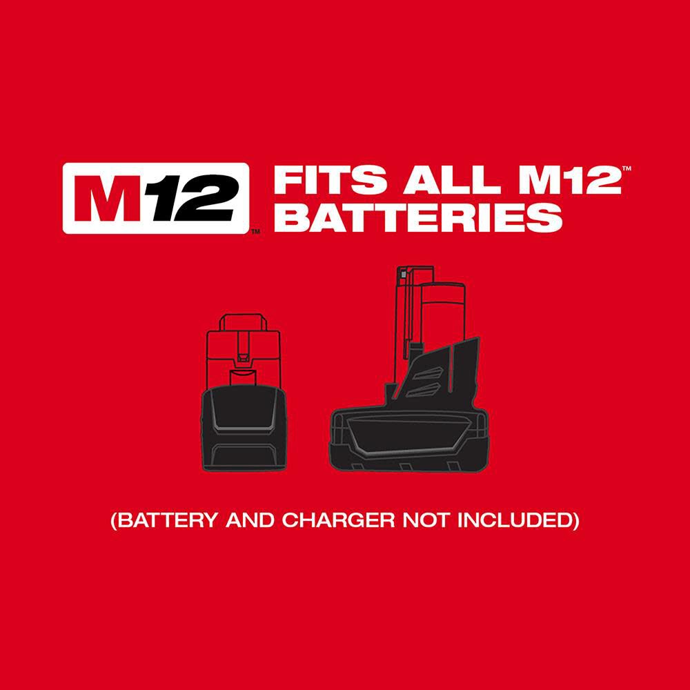 Milwaukee Promotional M12 3/8 in. Crown Stapler (Bare Tool), large image number 9