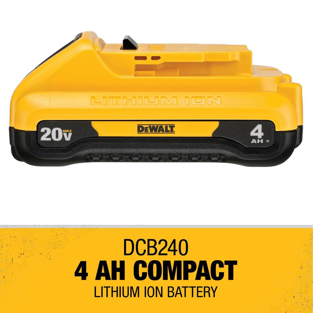 DEWALT 20V MAX 20V 4Ah Lithium Ion Power Tool Battery Pack with Fuel Indicator, large image number 3