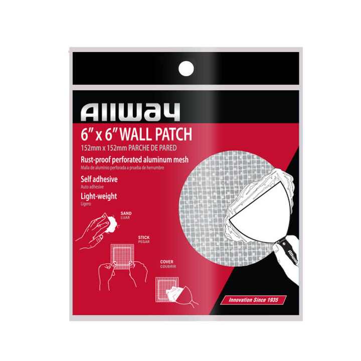 Allway Tools 6 Inch x 6 Inch Drywall Repair Patch