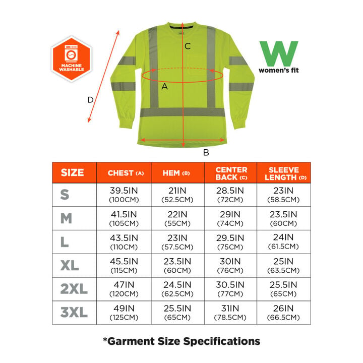 Ergodyne GloWear 8387 Womens Performance Class 3 Long Sleeve Shirt, large image number 5