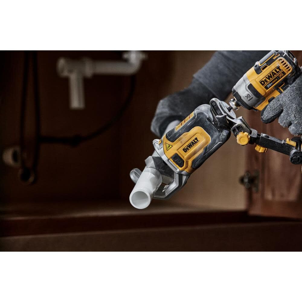 DEWALT IMPACT CONNECT PVC/PEX Pipe Cutter Attachment DWAPVCIR Acme Tools