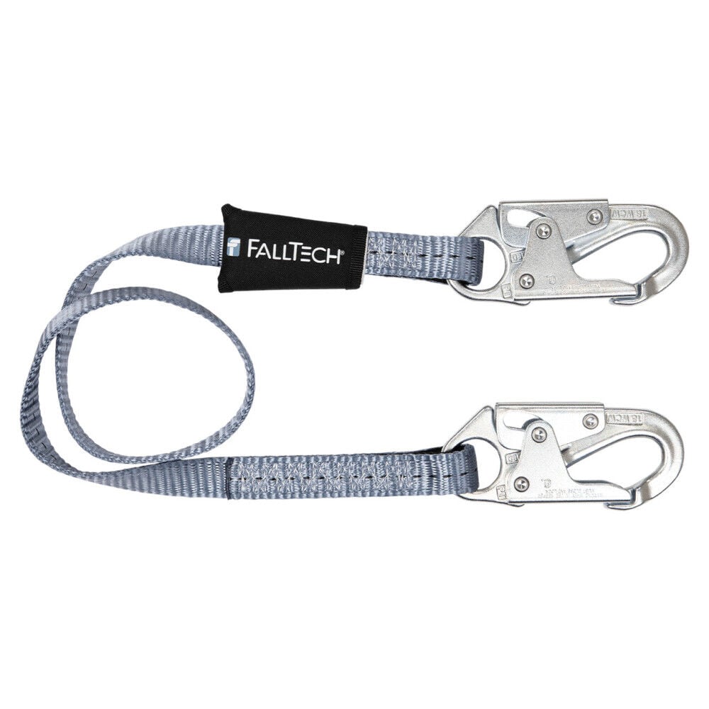 Falltech 4′ Single Leg Fixed Length Web Restraint Lanyard – 8204