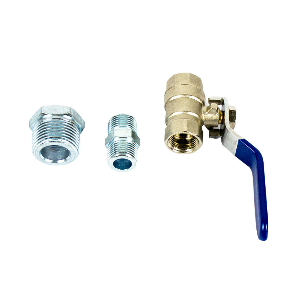 Powermate Ball Valve with Pipe Fitting & Bushing 3/8 Inch, large image number 1
