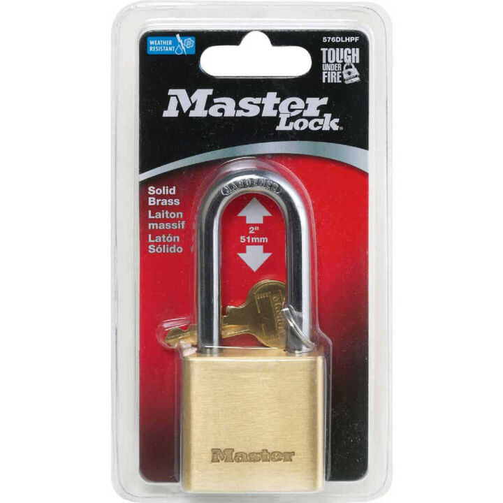 Master Lock Padlock 1 3/4in Key Different Dual Ball Bearing, large image number 1