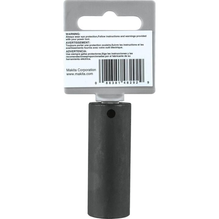 Makita 5/8 Inch Deep Well Impact Socket 3/8 Inch Drive, large image number 2